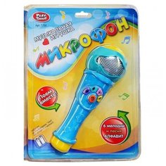Микрофон музыкальный инструмент на батарейках Play Smart