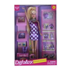 Игр. наб. Defa Lucy "Модница", в компл. кукла 29см, предм. 18шт., кор