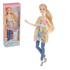 Игр. набор "Маленькая мама" в компл. кукла 30см, пупс, кор. Наша Игрушка