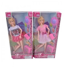 Игр. набор "Модница" в компл. кукла 30см, предметов 3шт, кор. Наша Игрушка