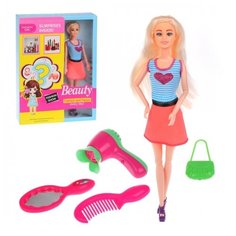 Игр. набор "Модница" в компл. кукла 30см, предметов 4шт, кор. Наша Игрушка
