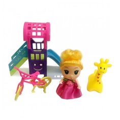 Игр. набор "На прогулке", в компл., кукла 9 см, предм. 3шт., пакет Наша Игрушка