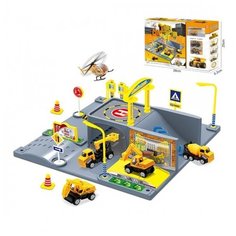 Игр.набор Спецтехника, в комплекте: транспорт 3шт., предметы 3шт., наклейки 2шт., коробка Наша Игрушка