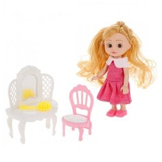 Игр. набор "Модница", в компл., кукла 15см, предм. 3шт., пакет Наша Игрушка