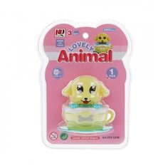 Игрушка заводная Собачка в чашке, блистер