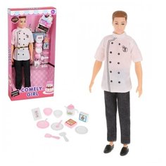 Игр. наб. "Повар", в компл. кукла 30см., предм. 14шт., кор. Наша Игрушка