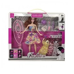 Игр. наб. "Модница", в компл. кукла 30см, предм.12шт., кор. Наша Игрушка