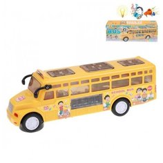 Школьный автобус эл., свет, звук, эл.пит.АА*3шт.не вх.в комплект, коробка Наша Игрушка