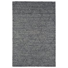 Ковер индийский Kover.ru COAST DIAMOND RUG CD01-CHARCOAL, Шерсть 2.3x1.6