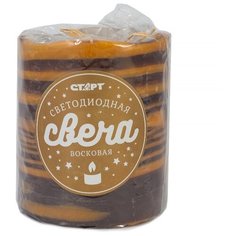 Декоративный ночник свеча СТАРТ, бамбук Start