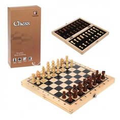 Игра настольная шахматы, в компл. игр. поле 29х29см., шахматы 34шт., кор. Наша Игрушка