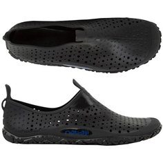 Тапочки для аквагимнастики, аквабайкинга и аквафитнеса черные Aquadots, размер: EU41/42, цвет: Черный/Черный NABAIJI Х Декатлон Decathlon