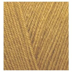 Пряжа для вязания Ализе Superlana TIG (25% шерсть, 75% акрил) 5х100г/570 м цв.002 т.желтый Alize