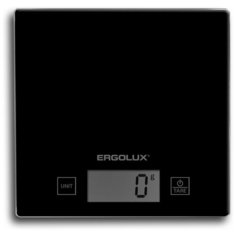 Кухонные весы ERGOLUX ELX-SKO1-C02 черные