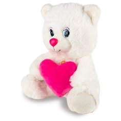 Мягкая игрушка Maxitoys Мишка с Сердцем, Озвученный, 21 См