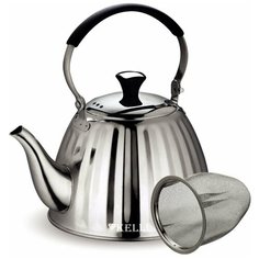 Чайник Kelli KL-4518 нержавеющая сталь с ситечком обьем 1л