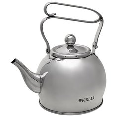 Чайник Kelli KL-4326 нержавеющая сталь с ситечком обьем 1,0л