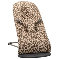 Шезлонг BabyBjorn Bliss (хлопок) beige/leopard