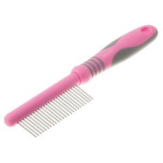 DeLIGHT Расческа ROSE c вращающимися длинными зубьями, 24 зуба