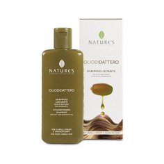 Выпрямляющий шампунь для вьющихся и непослушных волос - Natures - Olio di Dattero Straightening Shampoo 200 мл.