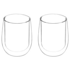 Elan gallery Набор стаканов Crystal glass с двойными стенками 2 шт. 350 мл бесцветный