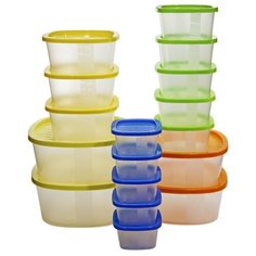 Набор контейнеров (1,55*2 шт; 0,9*3 шт; 0,5*5 шт; 0,23*5 шт; 2,65*2 ш) comp15004 Good & Good