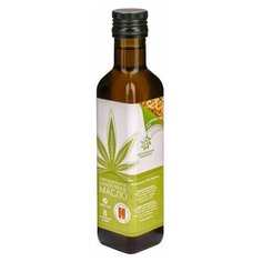 О2 Натуральные продукты масло конопляное, стеклянная бутылка, 0.25 л