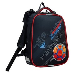 Ранец школьный STAVIA "Спорт" ортопедическая спинка, светоотражающие вставки, мультиколор, 8249Б