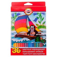 Карандаши цветные KOH-I-NOOR "Крот" 36 цветов