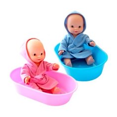 Кукла "Пупс в ванночке" 22см Пластмастер