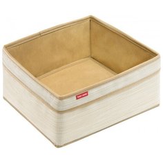 CASY HOME Корзина BA-063, 30х30х14 см молочный/бежевый