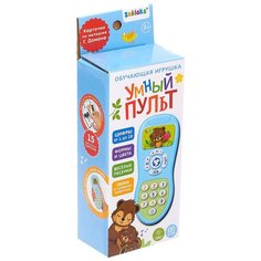 ZABIAKA Обучающая игрушка "Умный пульт" свет, звук голубой SL-02754 4378276