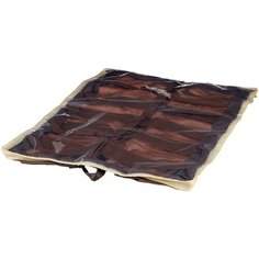 HAUSMANN Кофр для хранения обуви DV-201/DV-201P 74.5х60х15 см коричнево-бежевый с бабочкой