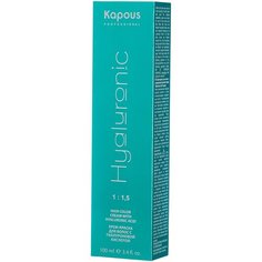 Kapous Professional Hyaluronic Acid Крем-краска для волос с гиалуроновой кислотой, 07 Усилитель синий, 100 мл