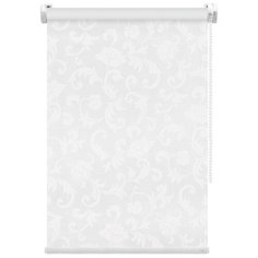 Рулонная штора FixLine Bloom (белый), 75х180 см