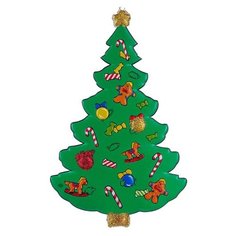 Новогоднее панно Snowmen Елка, 44*2 см