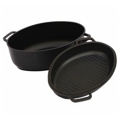 Биол Кастрюля для утки с ут.дн объем 4л + крышка-сковорода-гриль