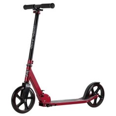 Самокат двухколесный CITY-RIDE, алюминий, сталь, колеса PU 200/200, цвет Красный