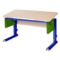 Стол детский для работы стоя Астек-Элара Моно-2 115x58 см береза/зеленый/синий