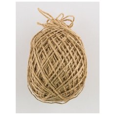 Пряжа "JUTE" 100 г, 90 м (1 моток), ARACHNA, № 003 св. бежевый