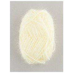 Пряжа "BRILLIANT" 50г, 90м (1 моток), Adelia, №18 молочный