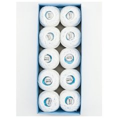 Пряжа Ирис (10 шт х 10 г, 82м.), Gamma, №415 белый