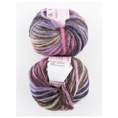 Пряжа "ЭФФЕКТНОЕ ФЛАМЕ" 50г, 125м (2 мотка)., ПЕХОРКА, 1223 М