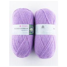 Пряжа "Великолепная" 100г., 300м (2 мотка), Пехорский текстиль, 178-Св.сиреневый Пехорка