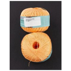 Пряжа "Цветное кружево" 50г, 475 м (2 мотка)., ПЕХОРКА, 99-Абрикос