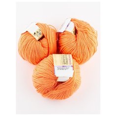 Пряжа "Детский каприз тёплый" 50г, 125м (3 мотка)., Пехорский текстиль, 1125-Розовый коралл Пехорка
