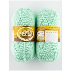 Пряжа IVIA 150м., 62.5г., 2 мотка, ADELIA, №120 бл.бирюзовый