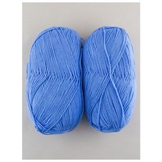 Пряжа "Детская объёмная" 100г., 400м (2 мотка)., Пехорский текстиль, 98-Лесной колокольчик Пехорка