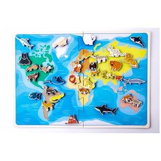 Карта-липучка Сибирские игрушки Хищные животные (30205)