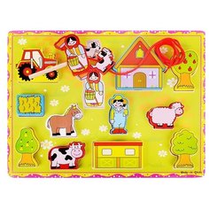 Пазл-вкладыш Щепочка "На ферме" (D0075)